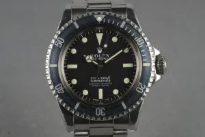 Rolex Submariner 5512 Meters First