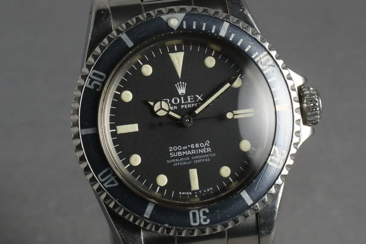 Rolex Submariner 5512 Meters First