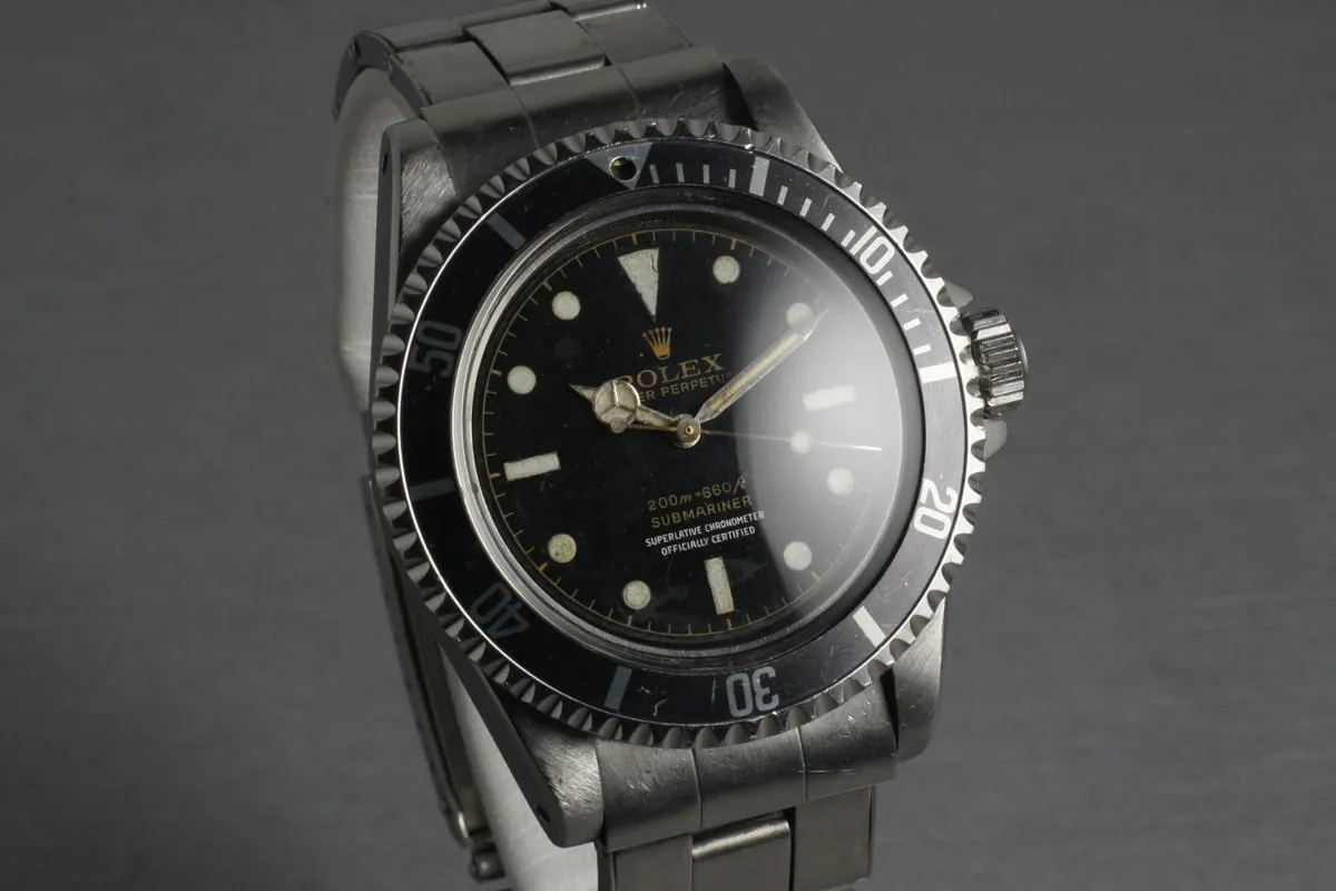 Rolex Submariner  5512 PCG with 4    line chapter  ring dial