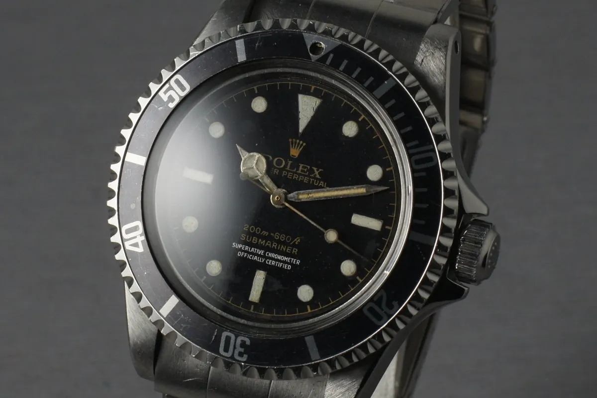 Rolex Submariner  5512 PCG with 4    line chapter  ring dial