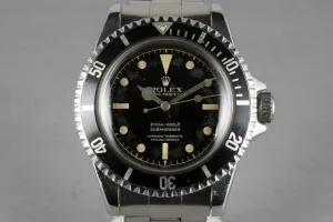 Rolex Submariner 5512 PCG with 4 line chapter ring exclamation dial