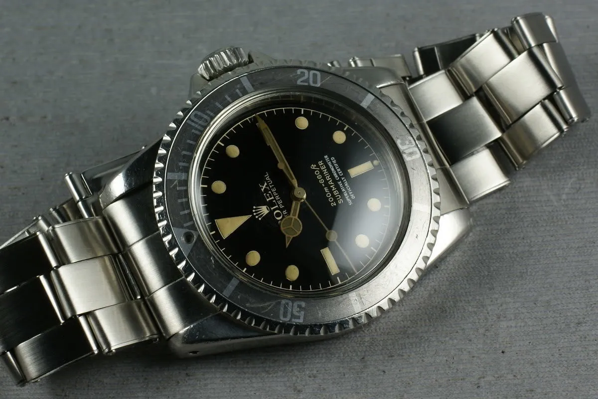 Rolex Submariner  5512 PCG with beautiful 4 line 2 color chapter ring