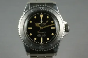 Rolex Submariner  5512 PCG with beautiful 4 line 2 color chapter ring