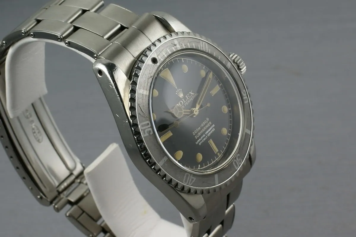 Rolex Submariner  5512 PCG with beautiful 4 line 2 color chapter ring