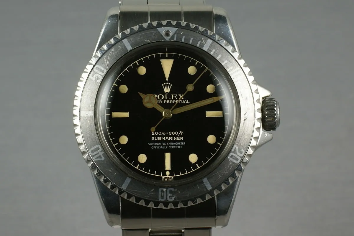 Rolex Submariner  5512 PCG with beautiful 4 line 2 color chapter ring