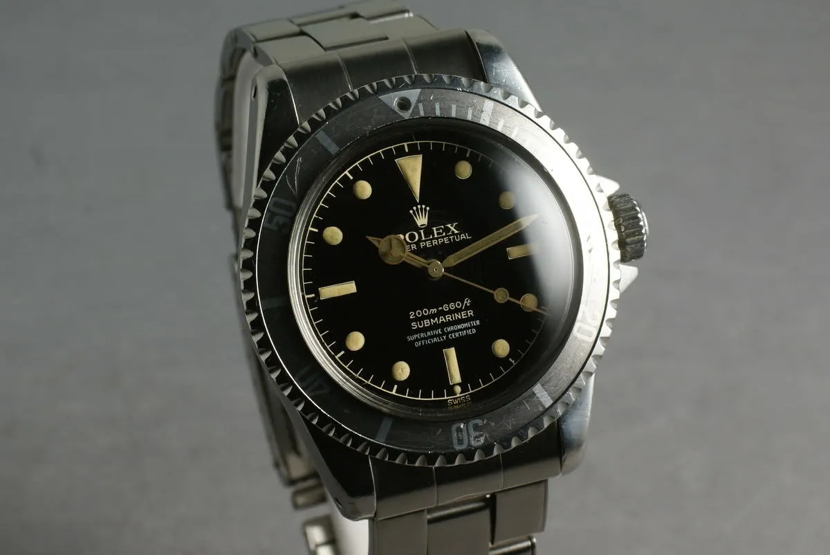 Rolex Submariner  5512 PCG with beautiful 4 line 2 color chapter ring