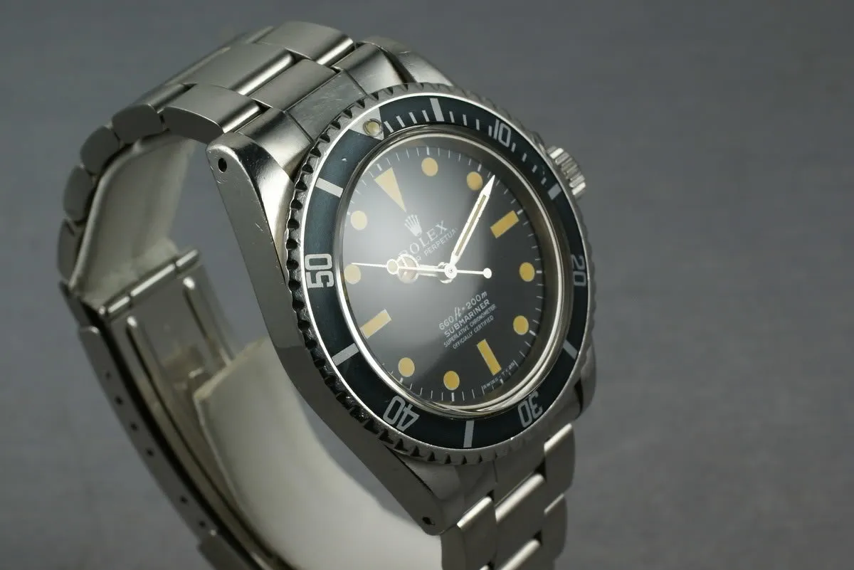 Rolex Submariner 5512 Unpolished with original sales receipt