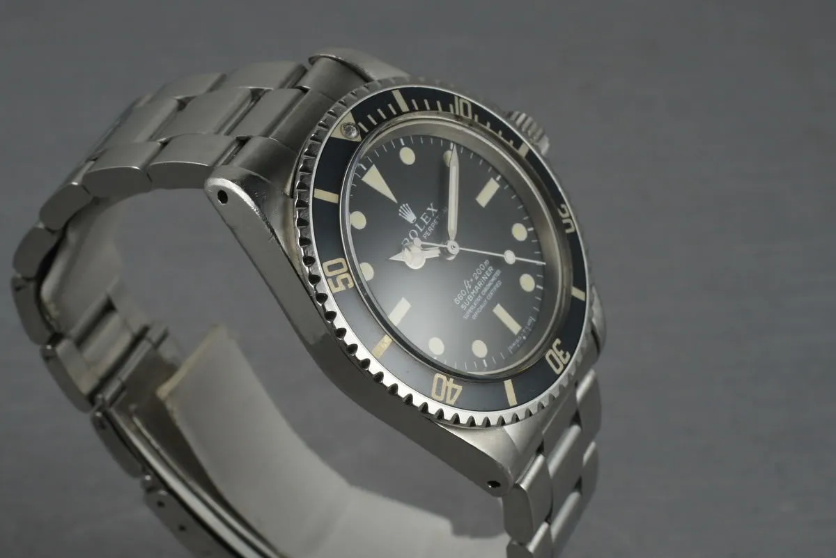 Rolex Submariner  5512 with Box and Papers
