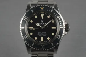 Rolex Submariner 5512 with Meters First