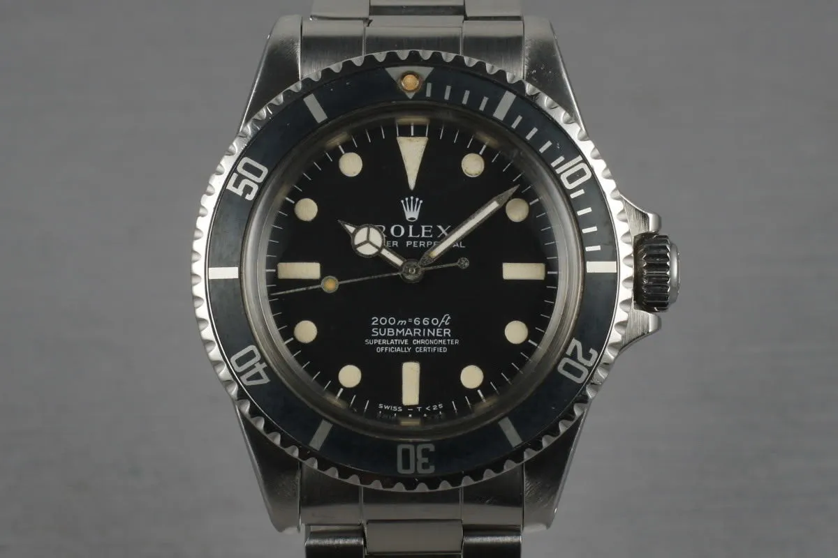 Rolex Submariner 5512 with Meters First