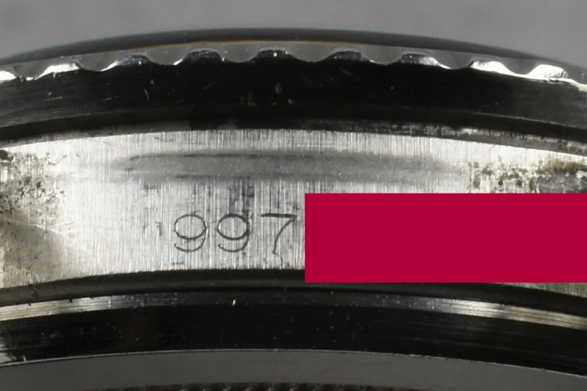 Rolex Submariner 5513 Early PCG SWISS only dial