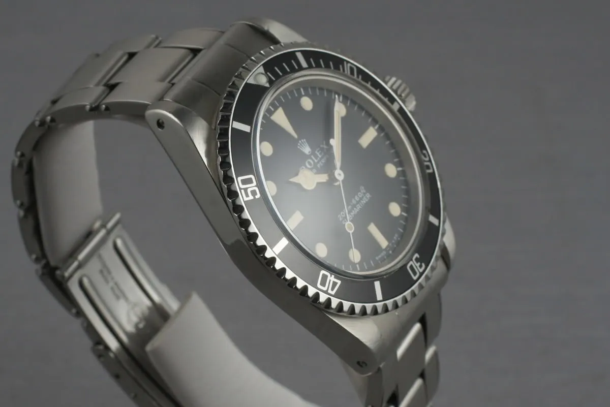 Rolex Submariner 5513 Meters First with 7206 bracelet