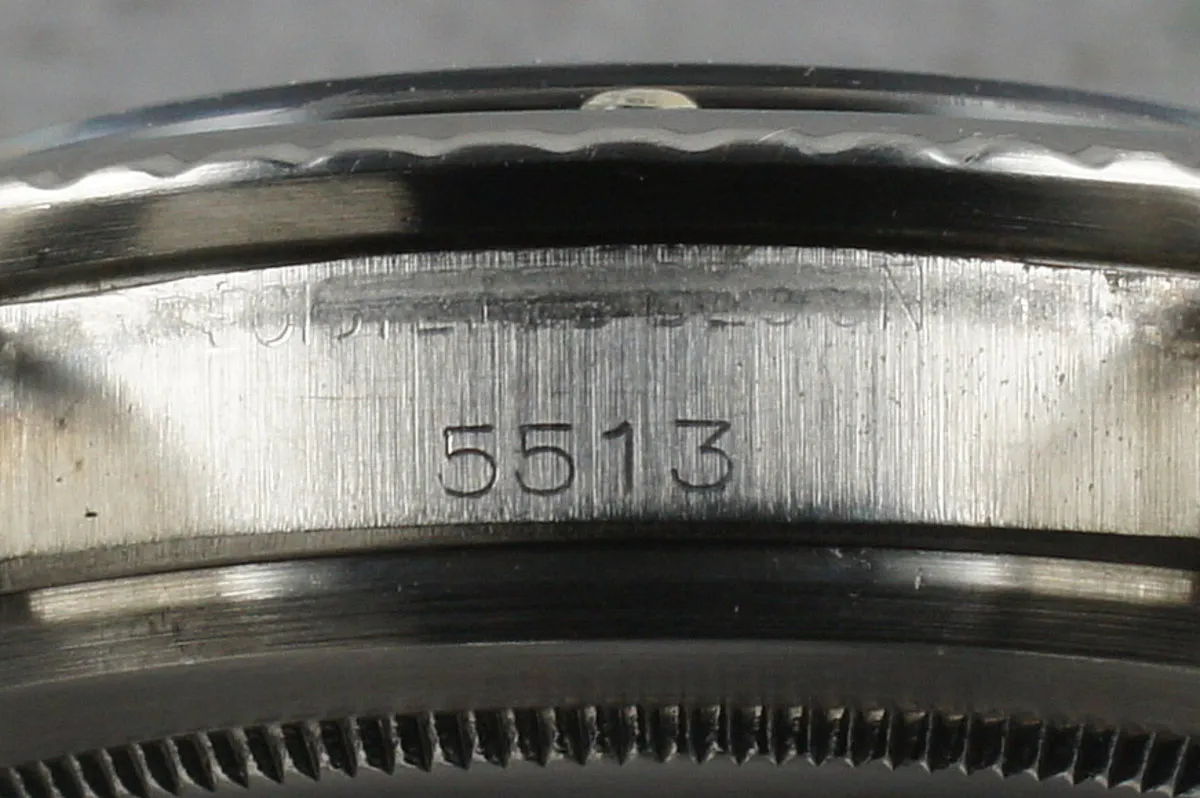 Rolex Submariner 5513 Meters First with Box and Rolex Service Papers