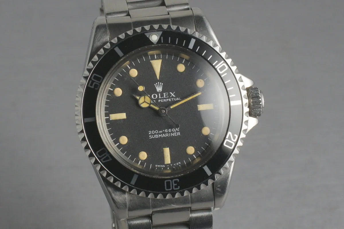 Rolex Submariner 5513 Meters First with creamy markers