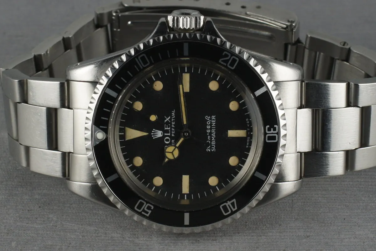 Rolex Submariner 5513 Meters First with creamy markers