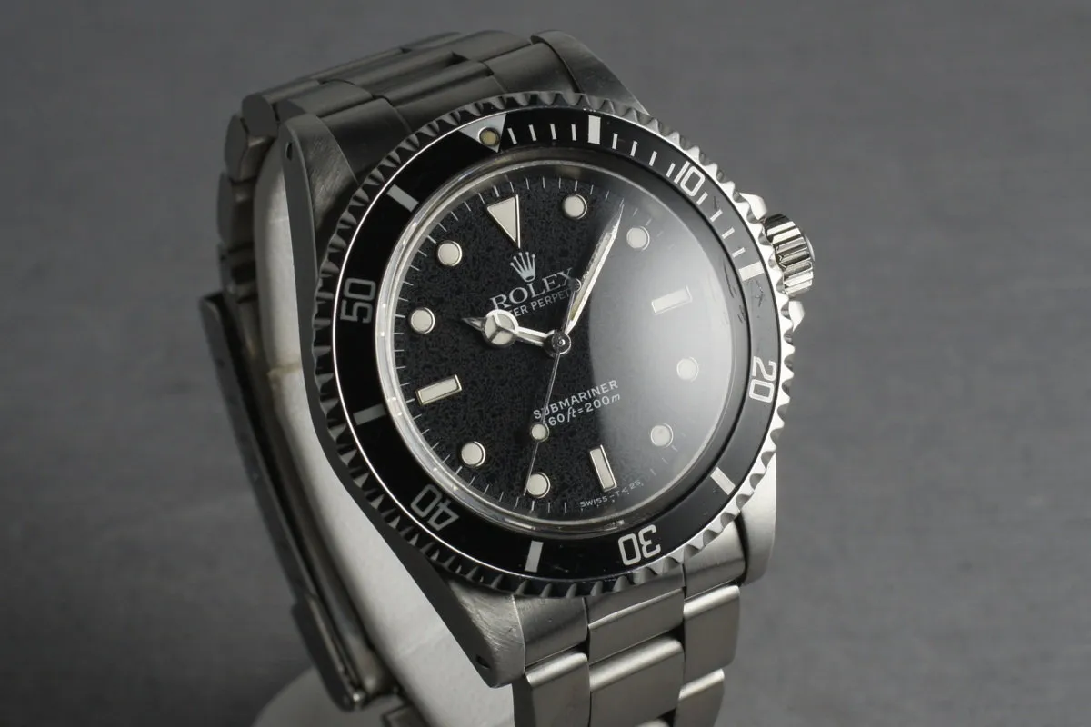 Rolex Submariner  5513 with WG surrounds and Service Papers