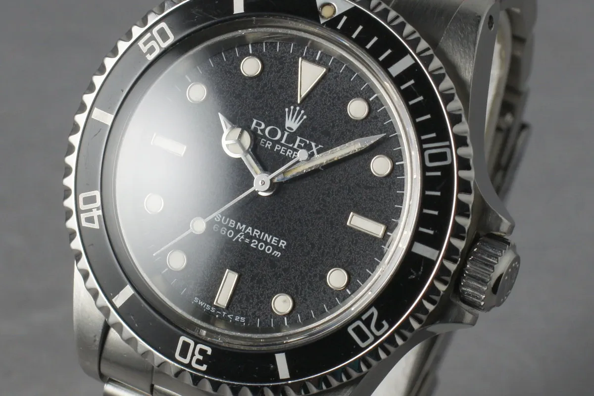 Rolex Submariner  5513 with WG surrounds and Service Papers