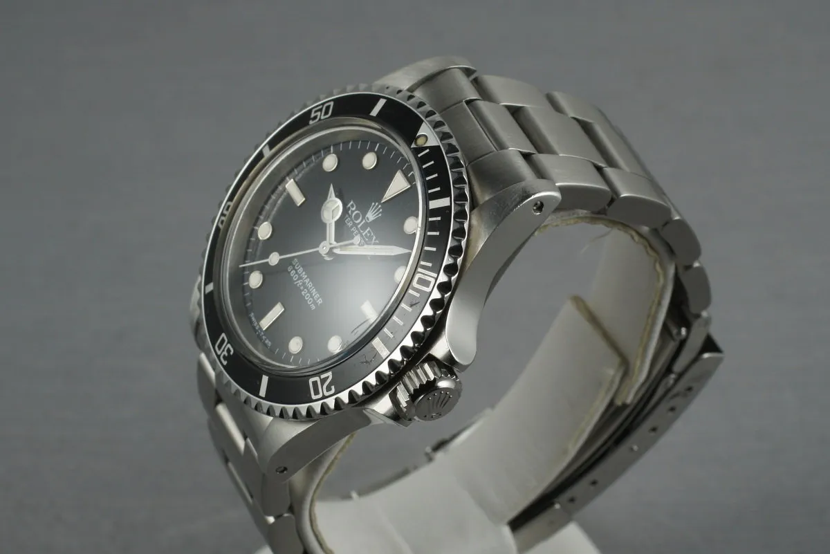 Rolex Submariner  5513 with WG surrounds and Service Papers