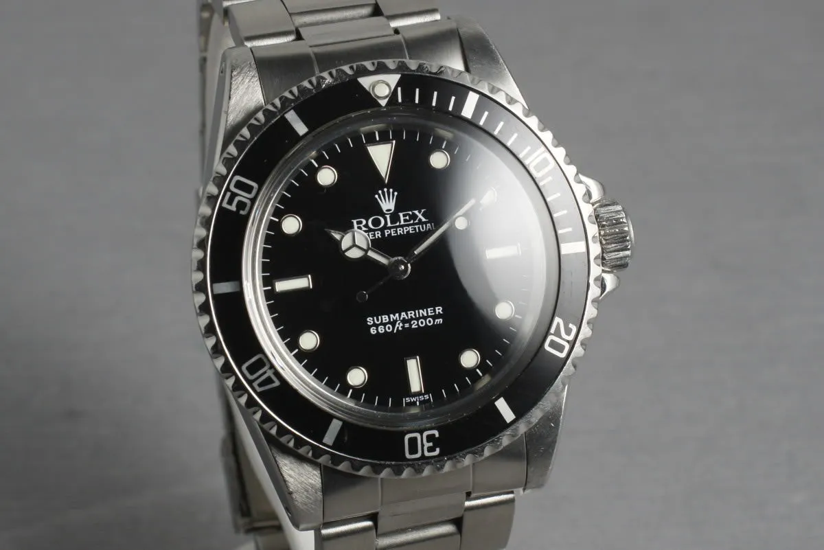 Rolex Submariner 5513 with  WG surrounds