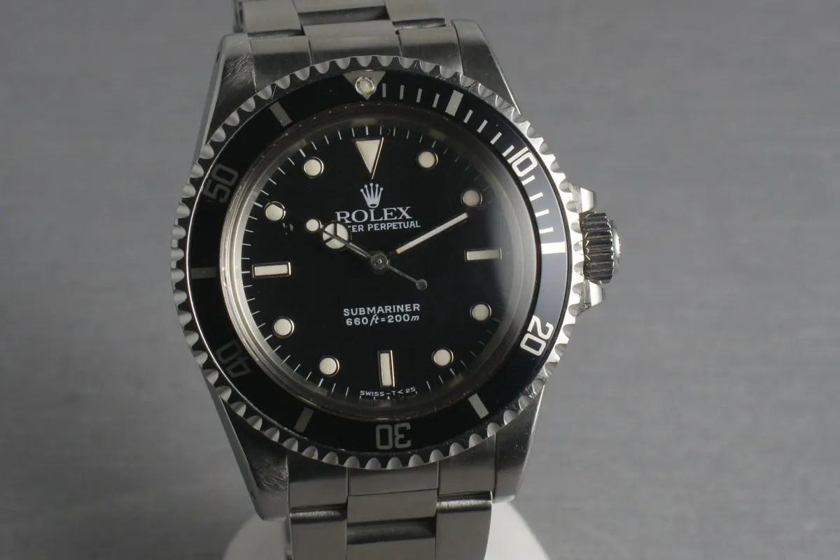 Rolex Submariner 5513 with WG surrounds