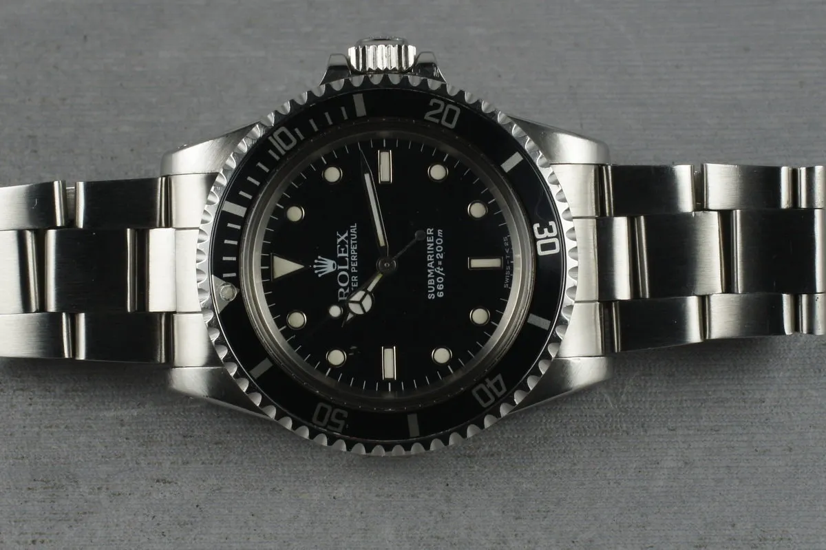 Rolex Submariner 5513 with WG surrounds