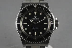 Rolex Submariner 5513 with WG surrounds
