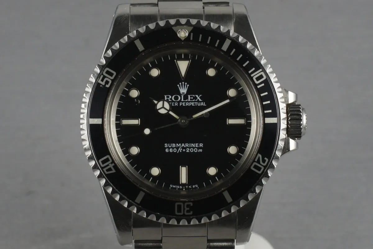 Rolex Submariner 5513 with WG surrounds