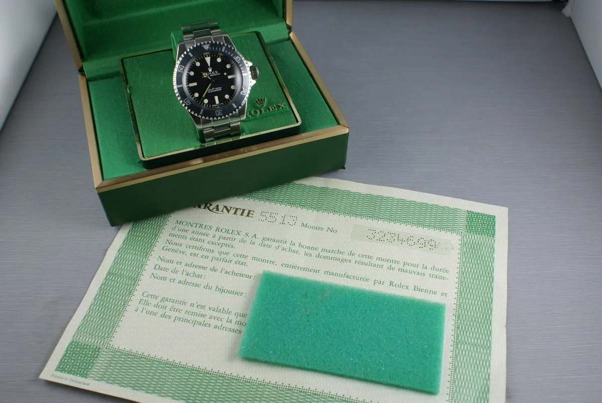 Rolex Submariner 5513