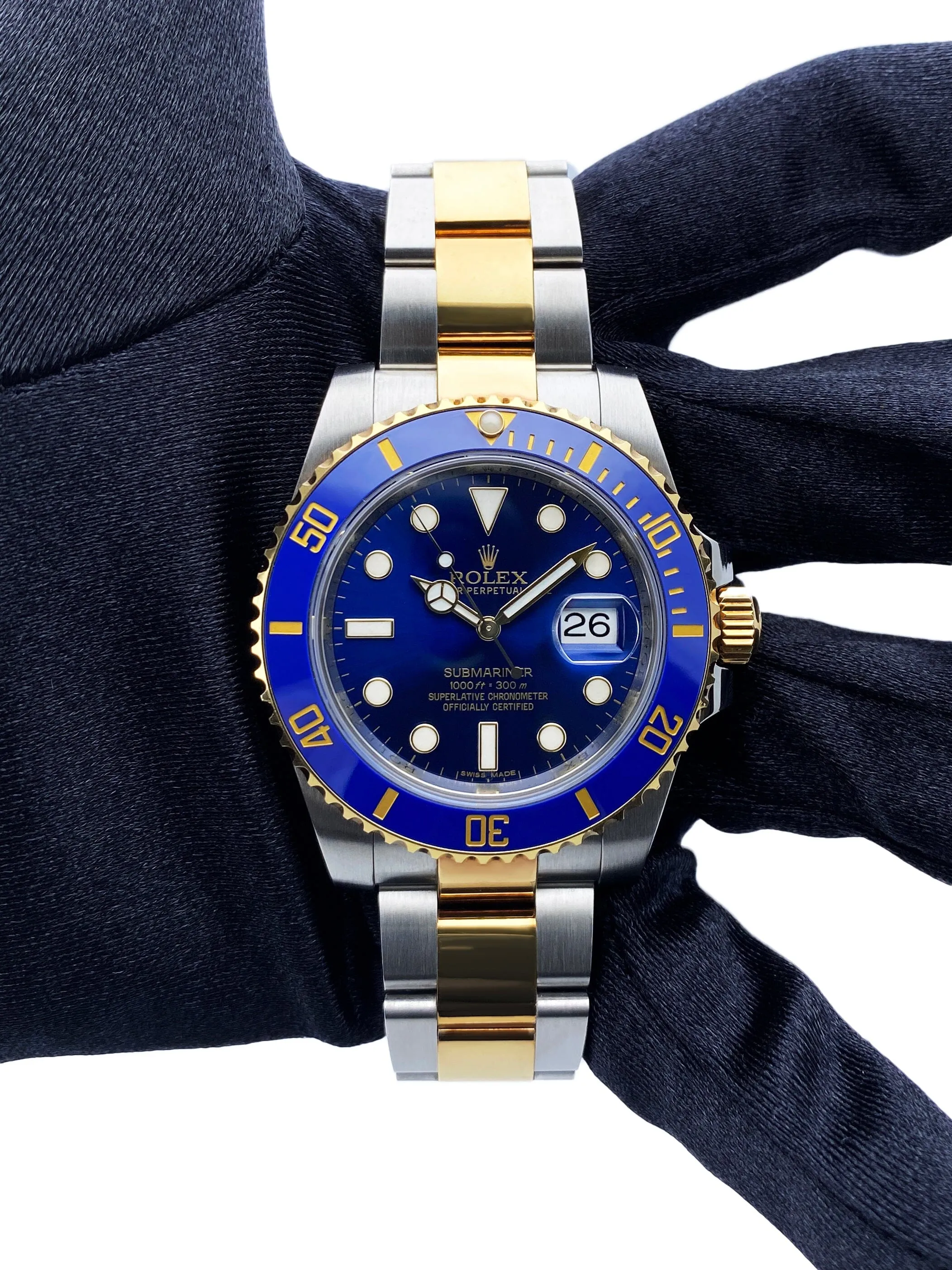Rolex Submariner Date 116613LB Blue Dial Mens Watch