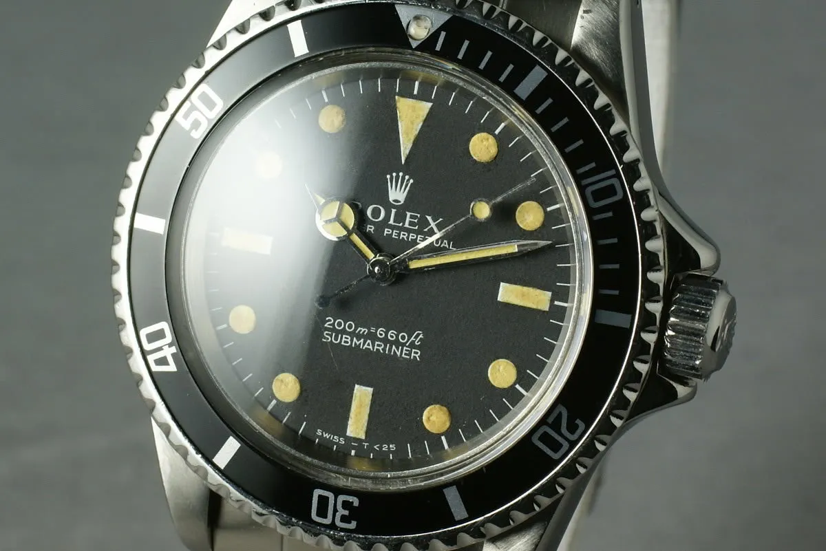 Rolex Submariner Dial 5513 Meters First