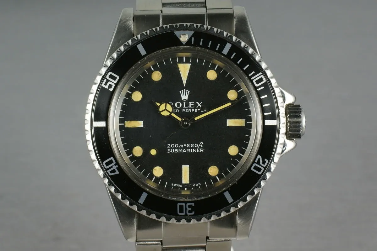 Rolex Submariner Dial 5513 Meters First