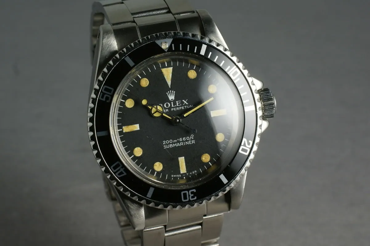 Rolex Submariner Dial 5513 Meters First