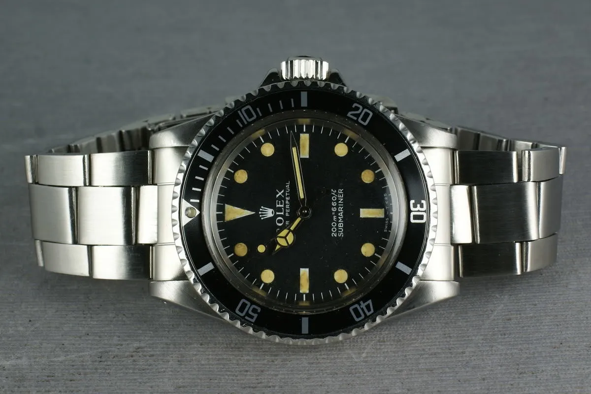 Rolex Submariner Dial 5513 Meters First