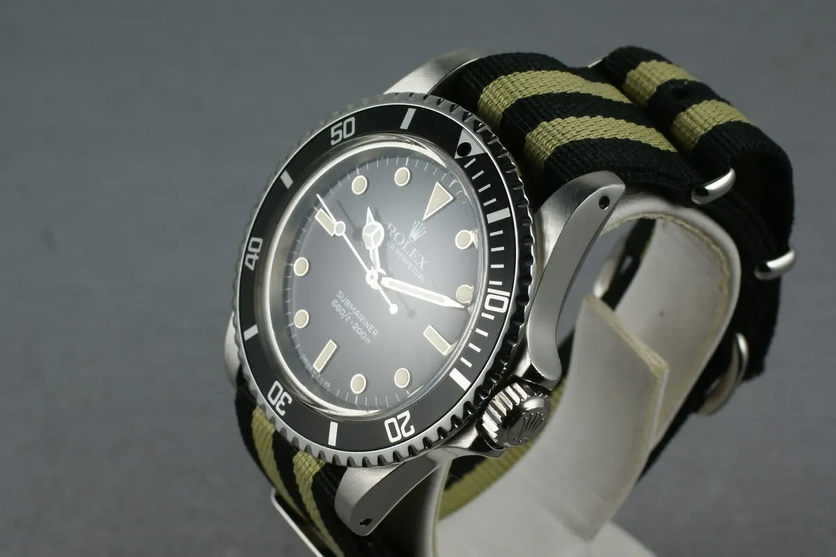 Rolex Submariner Dial  5513 WG surrounds on NATO