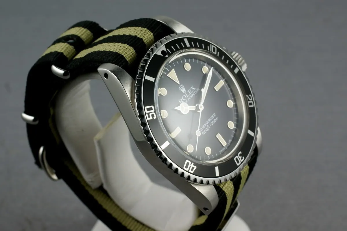 Rolex Submariner Dial  5513 WG surrounds on NATO