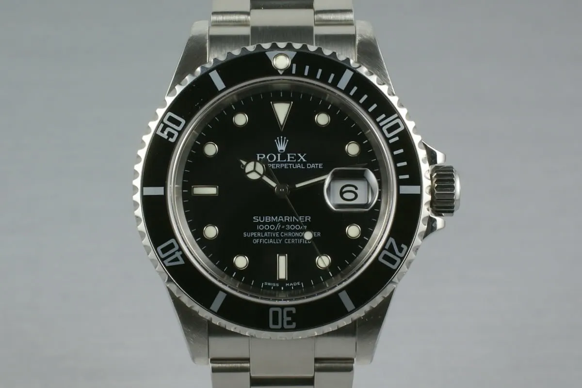 Rolex Submariner “Regatta Award” 16610