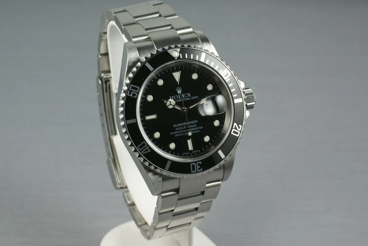 Rolex Submariner “Regatta Award” 16610
