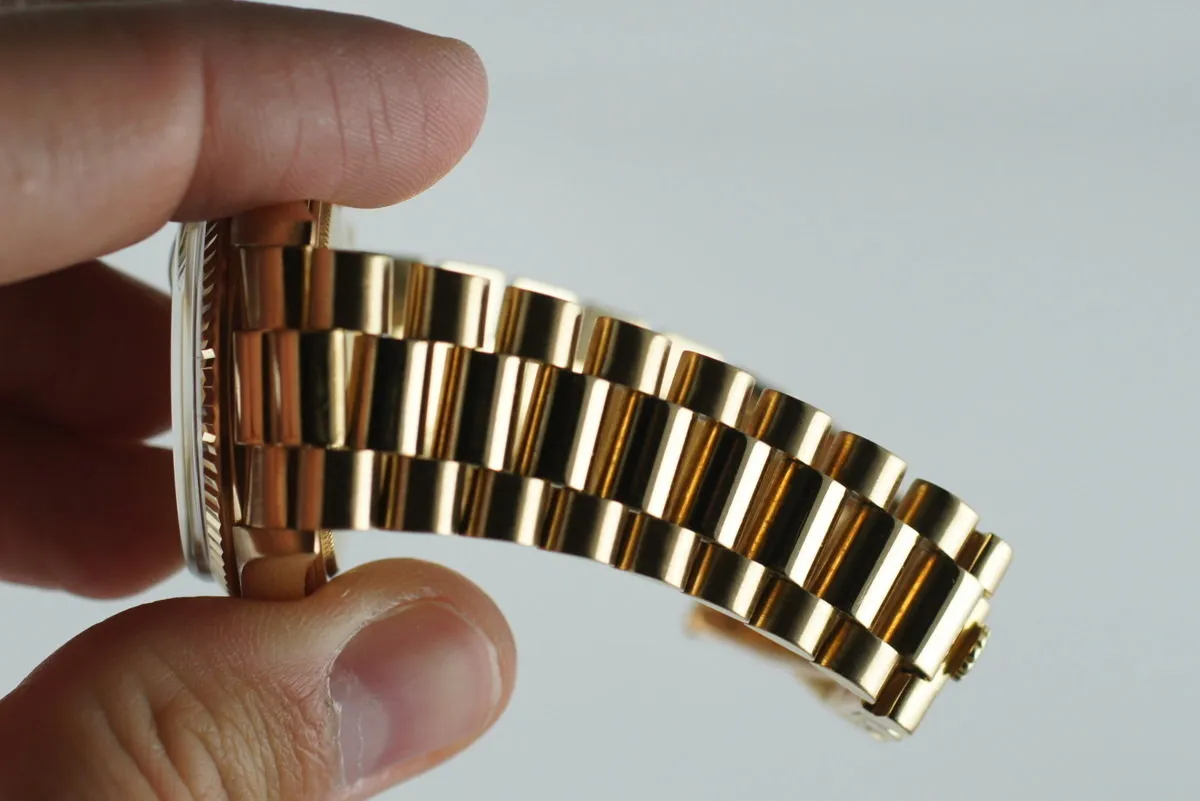 Rolex Vintage 18K YG President 1803 with Box and Papers