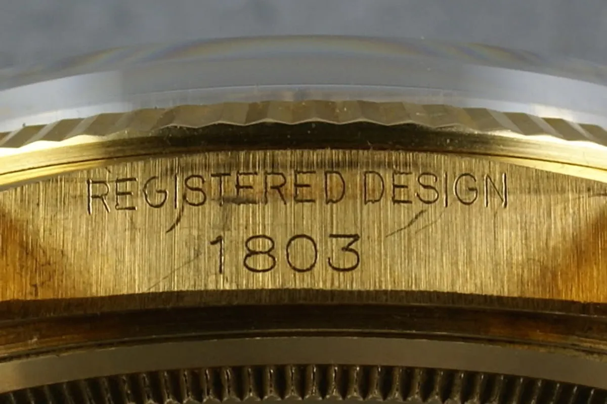 Rolex Vintage 18K YG President 1803 with Silver Dial