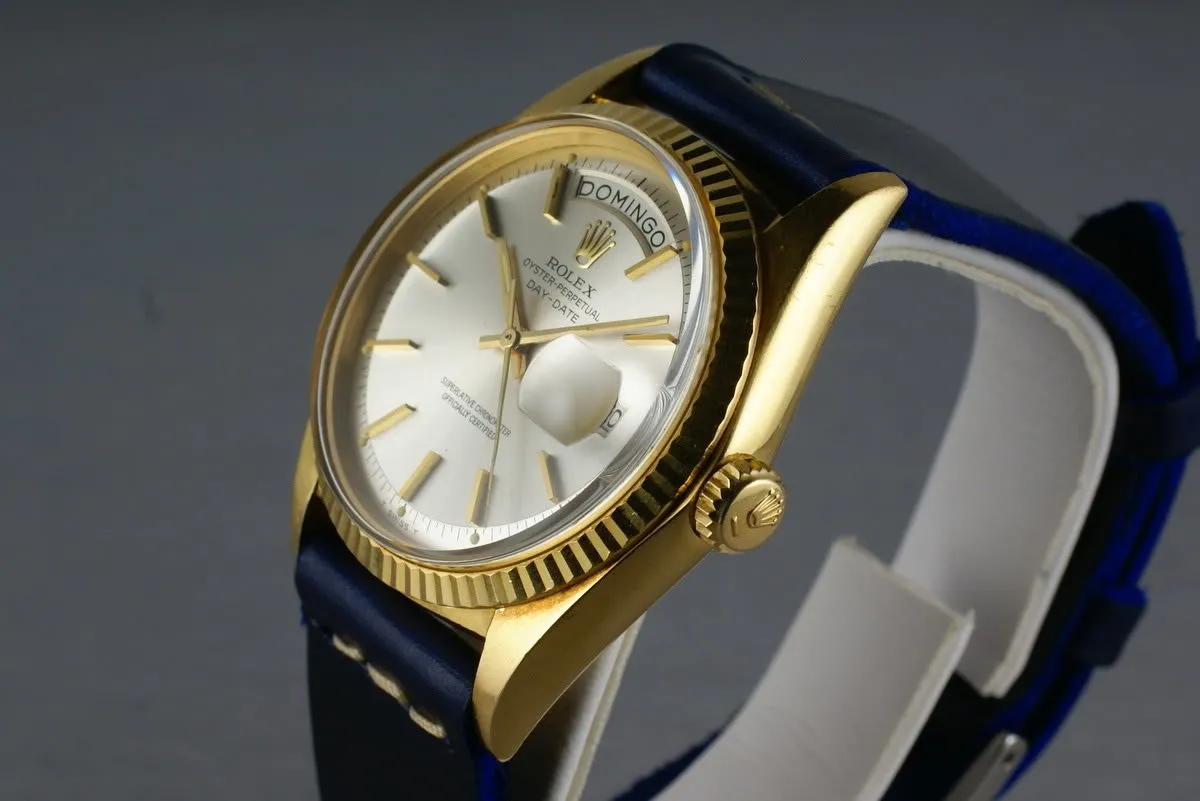 Rolex Vintage 18K YG President 1803 with Silver Dial