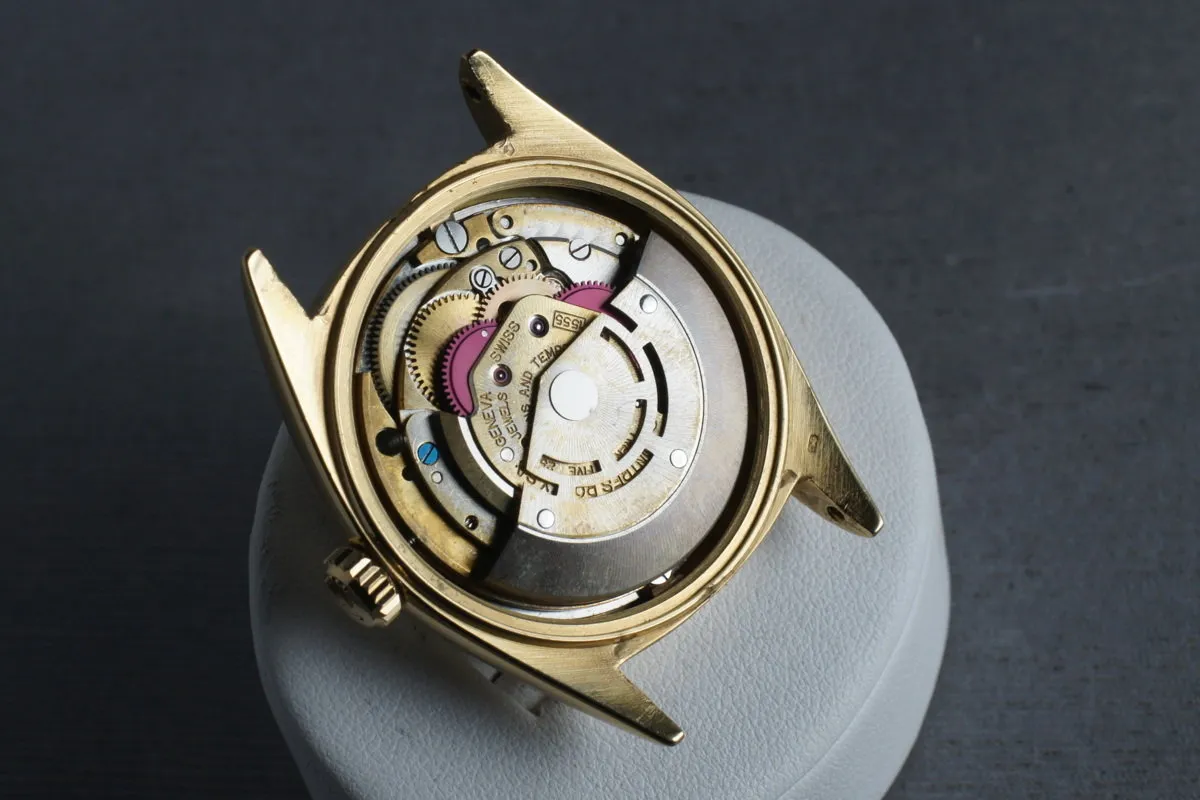 Rolex Vintage 18K YG President: Ref 1803 with Rainbow Swiss Only Dial