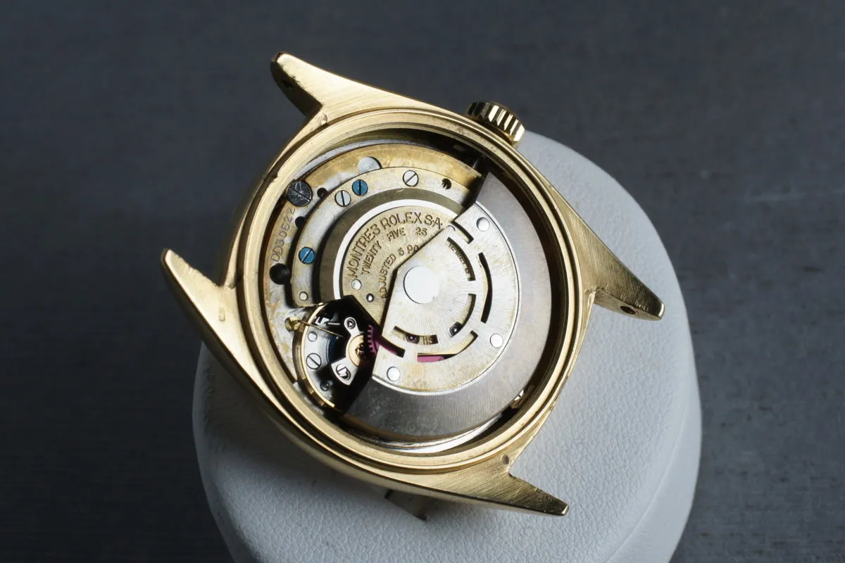 Rolex Vintage 18K YG President: Ref 1803 with Rainbow Swiss Only Dial