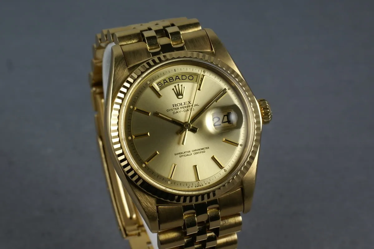 Rolex Vintage YG President 1803