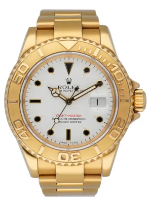 Rolex Yacht Master 16628 18K Yellow Gold Men's Watch