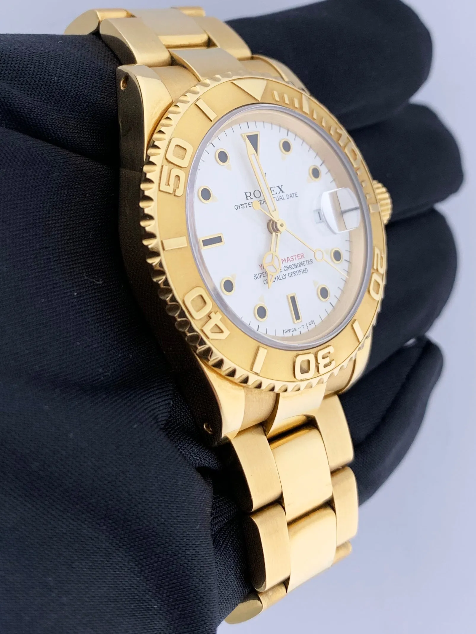 Rolex Yacht Master 16628 18K Yellow Gold Men's Watch