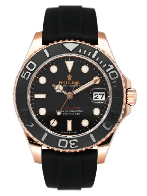 Rolex Yacht-Master 268655 Black Dial Mens Watch Box Papers