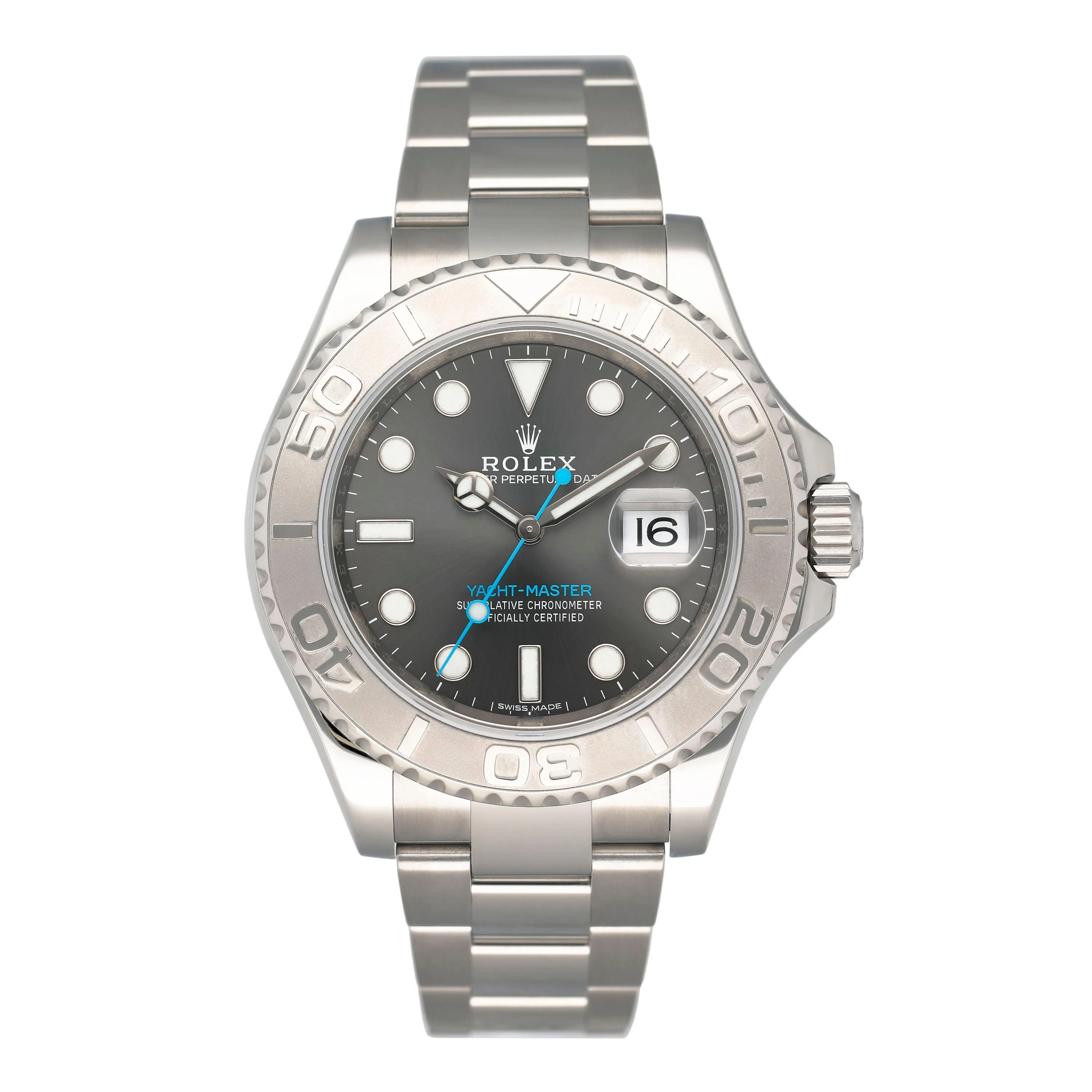 Rolex Yacht-Master 40 116622 Slate Dial Mens Watch Box Papers