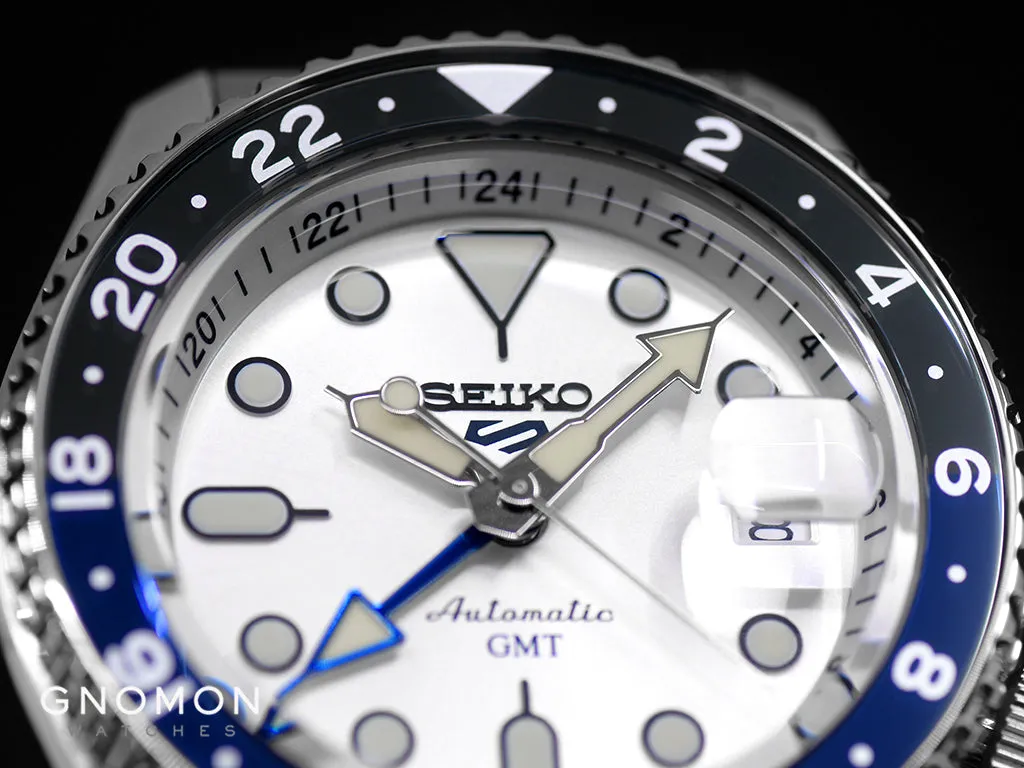 Seiko 5 Sports GMT Series White Ref. SBSC017
