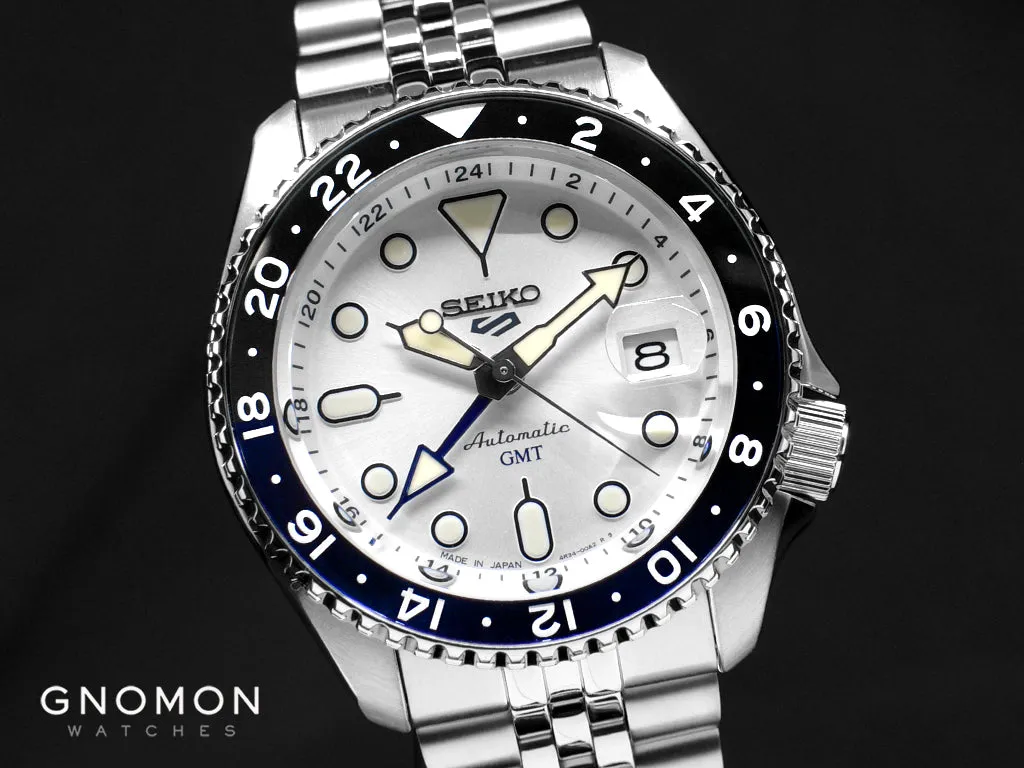Seiko 5 Sports GMT Series White Ref. SBSC017
