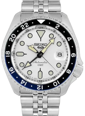 Seiko 5 Sports GMT Series White Ref. SBSC017